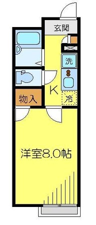 レオパレスビジュの物件間取画像